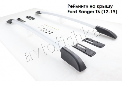 Рейлинги на крышу Ford Ranger T6 (12-19), багажник